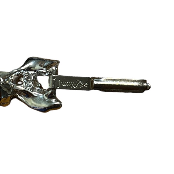 Vintage Judy Lee Silver Toned Floral Bracelet - Picture 3 of 3